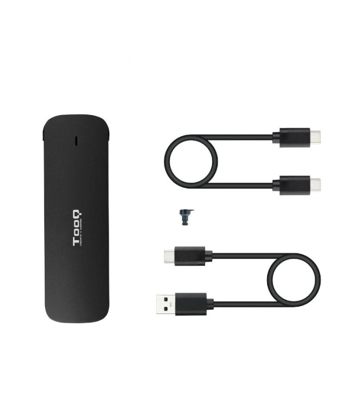 Tooq Caja Externa M.2 NVMe USB3.1 GEN2 Negra