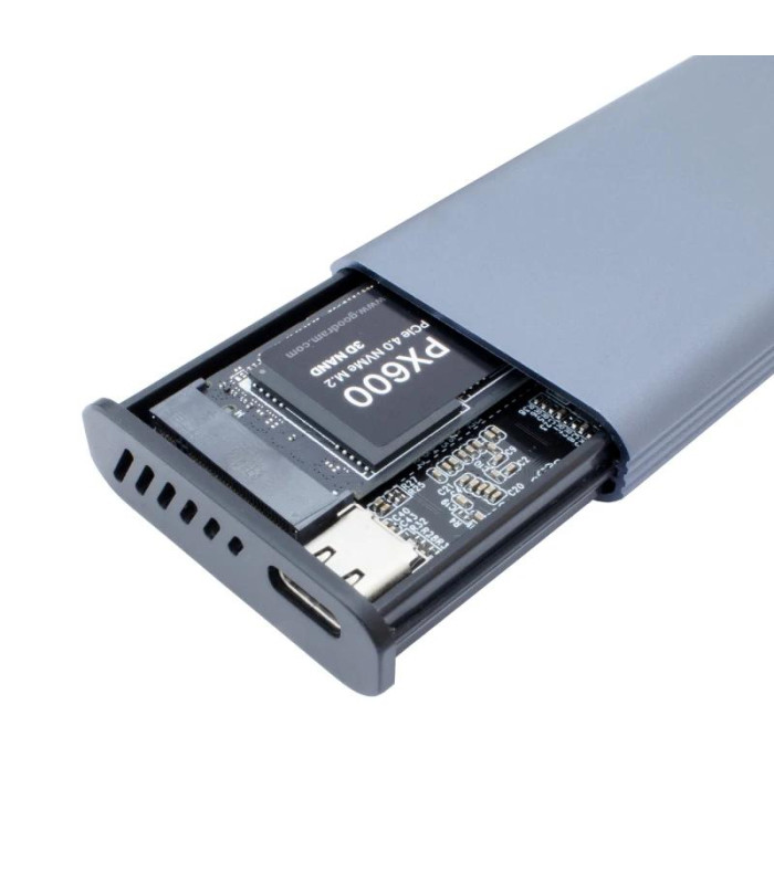 Coolbox CAJA SSD M.2 NVME/SATA LCD MINICHASE PS32