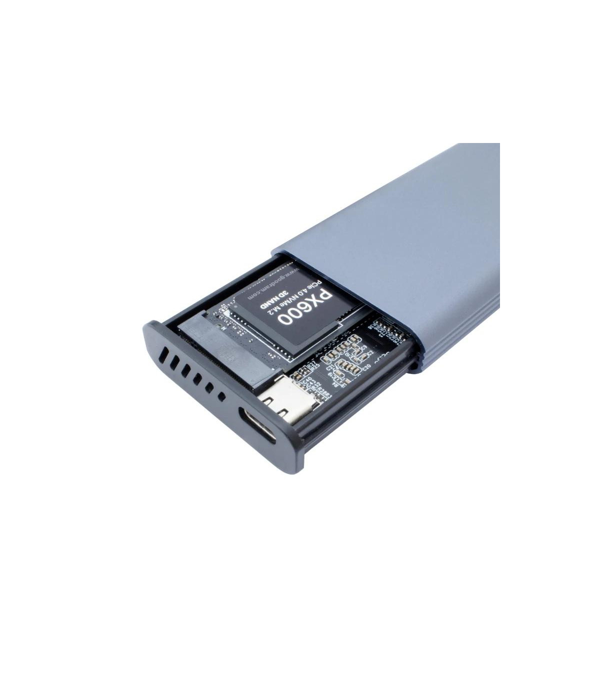 Coolbox CAJA SSD M.2 NVME/SATA LCD MINICHASE PS32