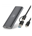 EWENT Carcasa USB 3.2 Gen 2 M.2 NVMe & SATA PCIe