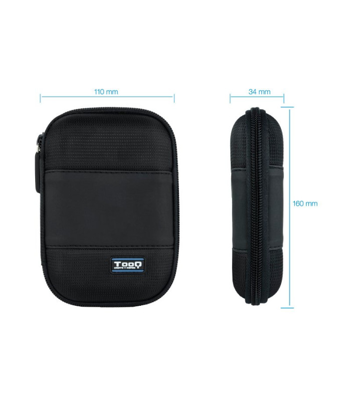 Tooq Funda resistente disco duro de 2,5" Negro