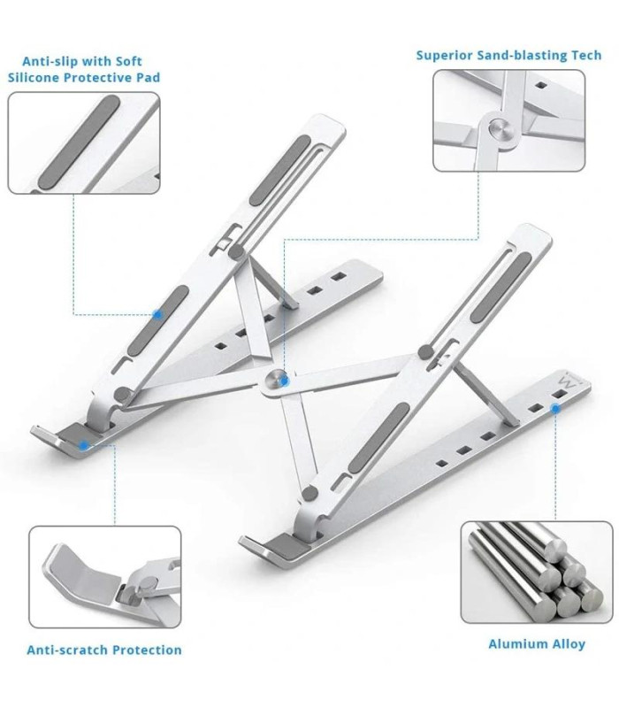 Ewent EW1266 soporte portatil viaje aluminio hasta