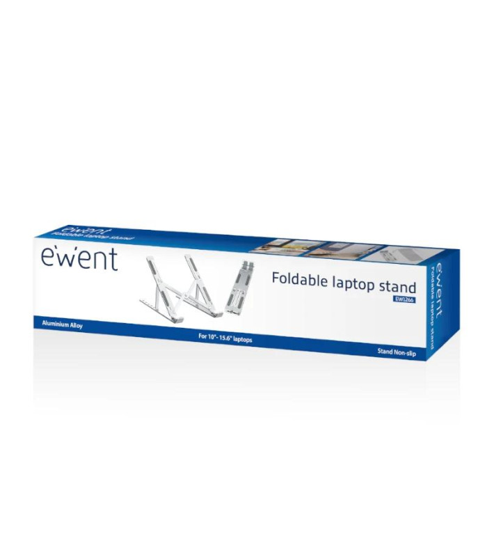 Ewent EW1266 soporte portatil viaje aluminio hasta