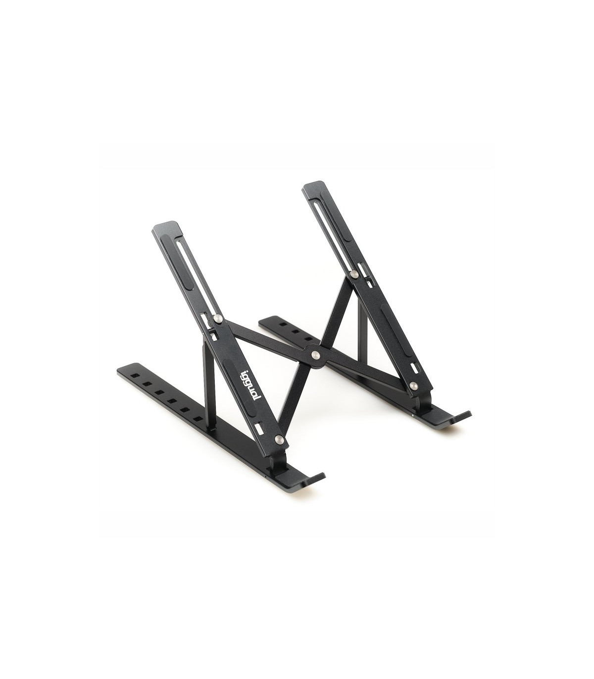 iggual Soporte elevador plegable portátil 17 negro