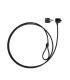 Tooq Cable de seguridad con llave portátiles Gris