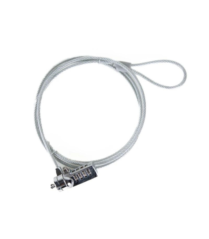 iggual Cable seguridad candado 4 dígitos SECURE 4D