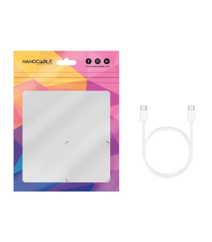 Nanocable Cable USB-C 2.0 60W USB-C/M-M, 1m