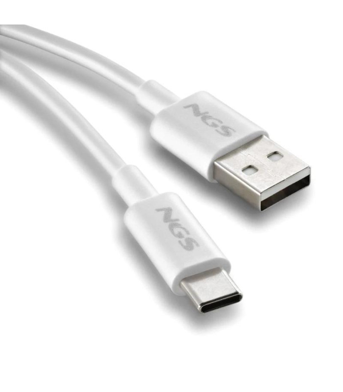 NGS CABLE CARGA RAPIDA USB-A A USB-C 1M BLANCO