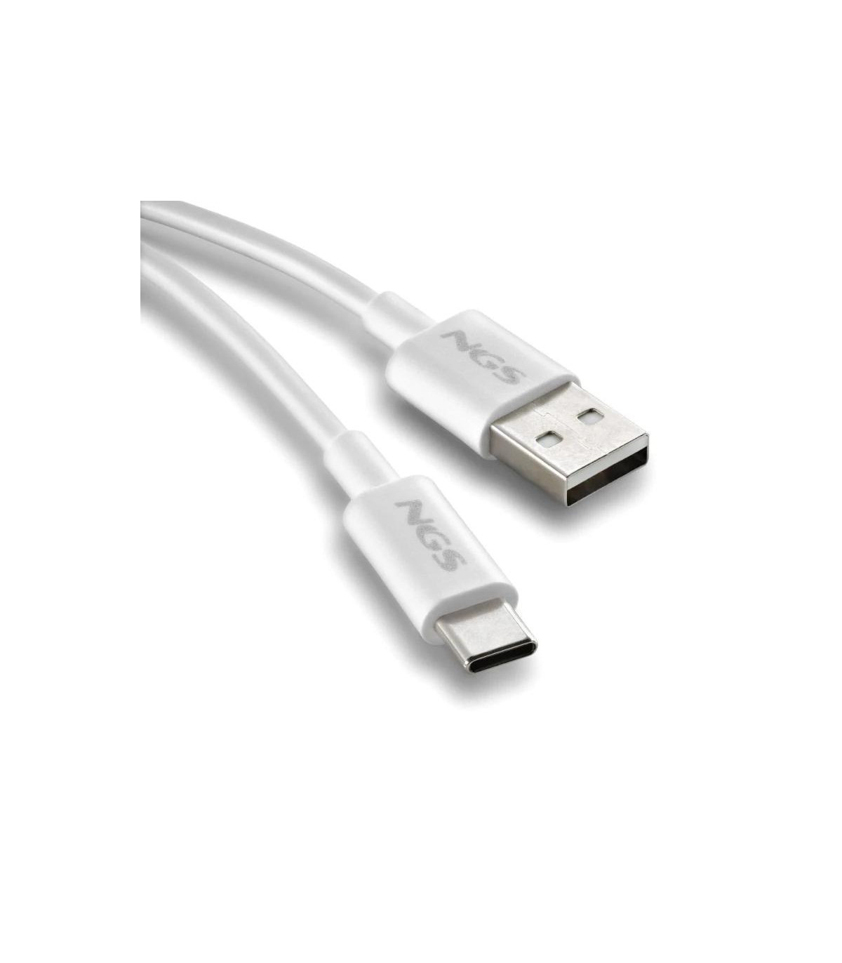 NGS CABLE CARGA RAPIDA USB-A A USB-C 1M BLANCO