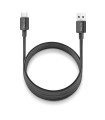 NGS CABLE CARGA RAPIDA USB-A A USB-C 1M NEGRO