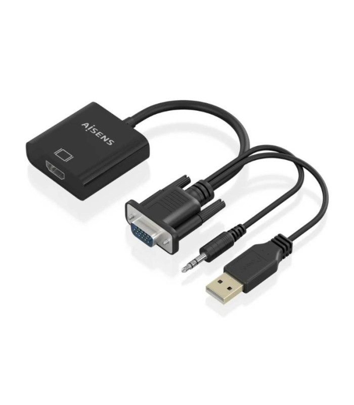 Aisens Conversor SVGA/M+JACK3.5/M+USB A/M HDMI/H