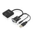 Aisens Conversor SVGA/M+JACK3.5/M+USB A/M HDMI/H