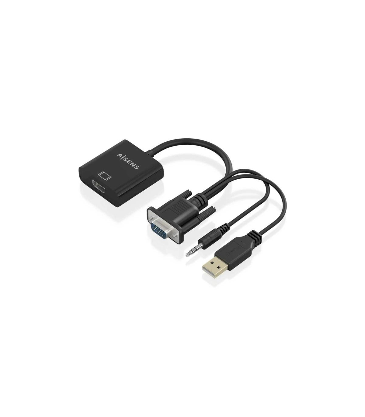 Aisens Conversor SVGA/M+JACK3.5/M+USB A/M HDMI/H