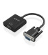 Aisens Conversor SVGA/M+JACK3.5/H+MicroB/H HDMI/H
