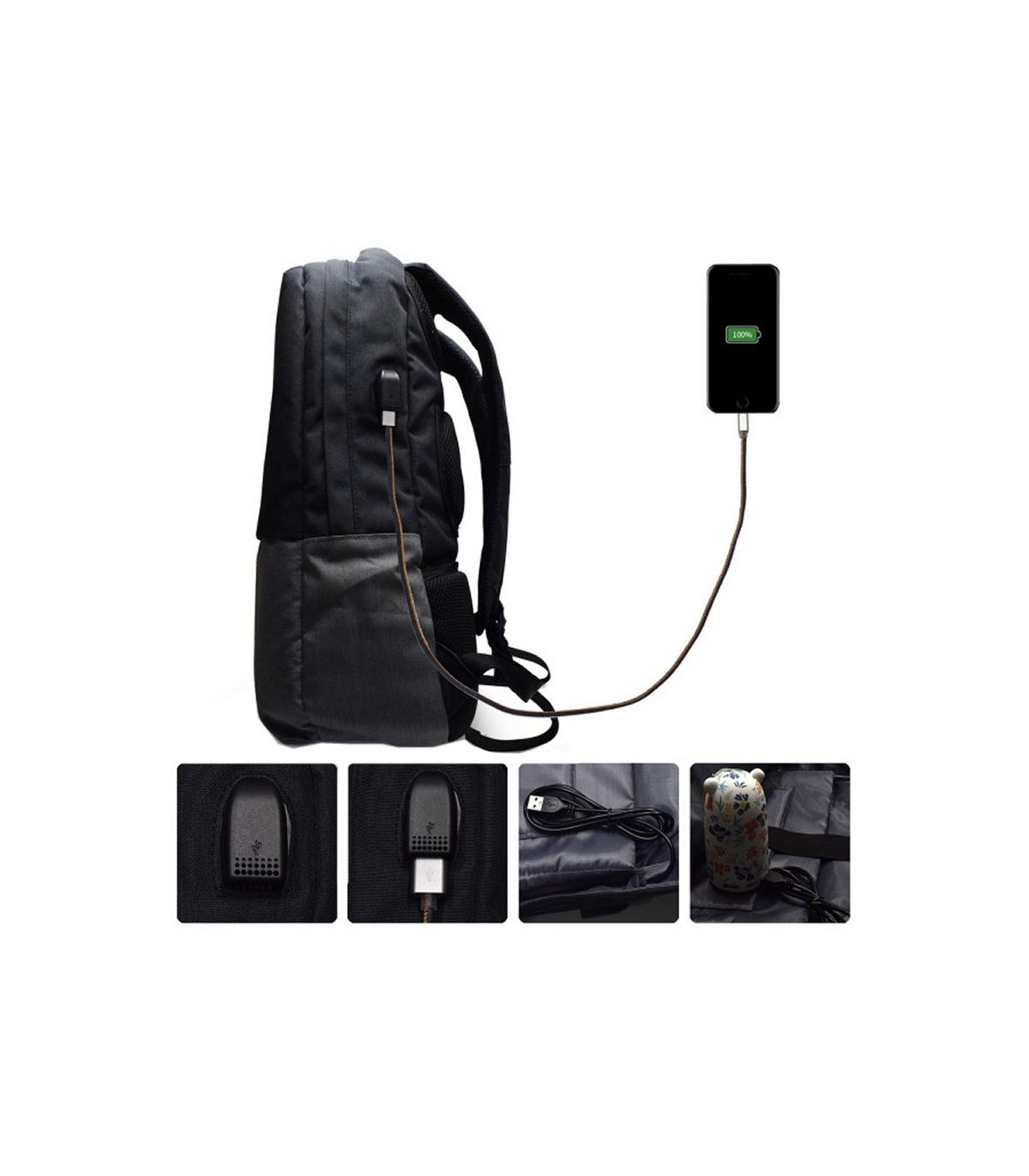 EWENT EW2529 Mochila 17.3" + Puerto usb