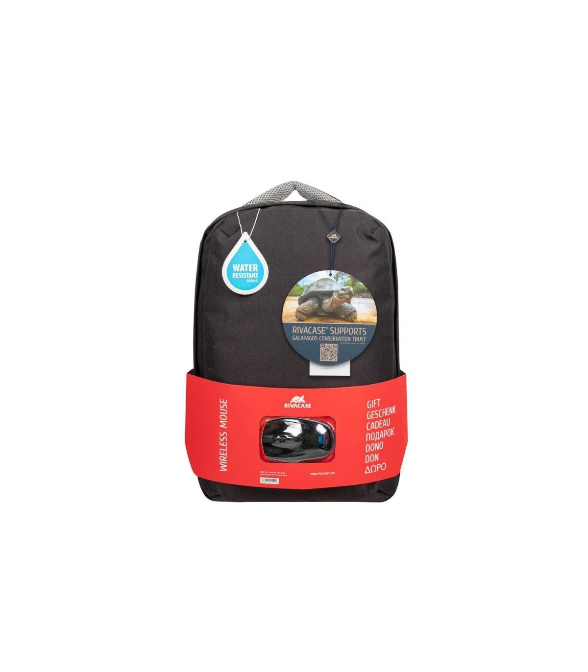 RIVACASE Bundle 7563 Prater 15,6 + Ratón inalámb