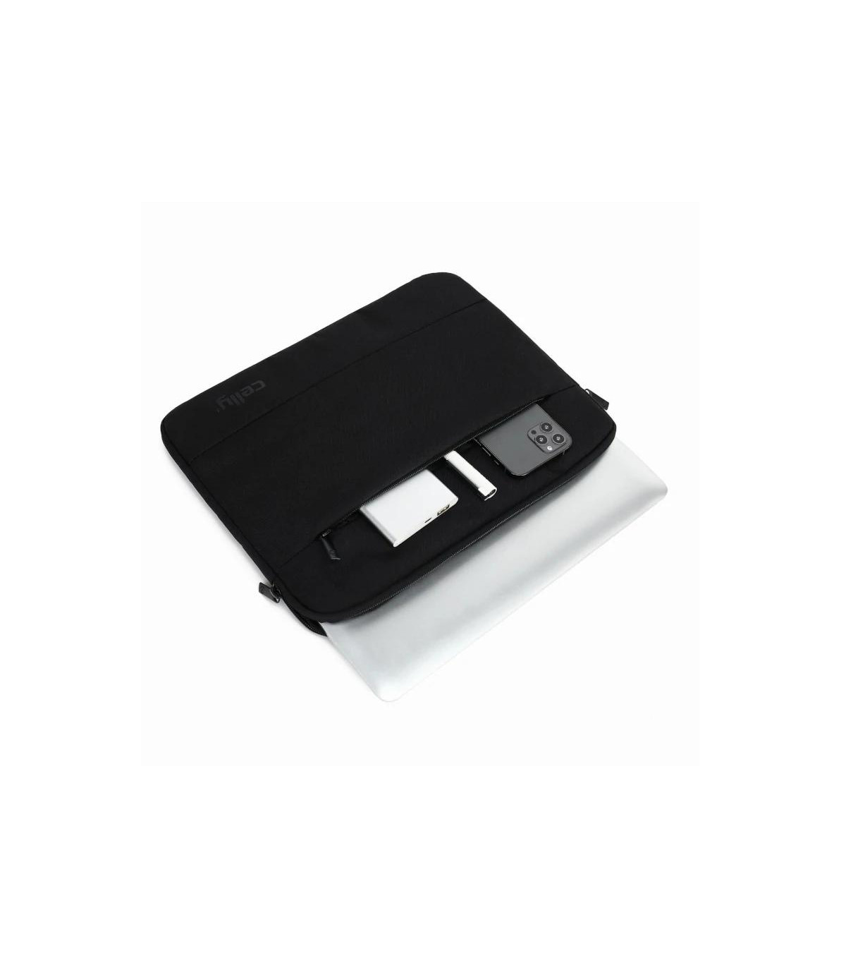 Celly Funda Portatil Sleeve hasta 13" Negro