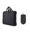 NILOX Maletín 15.6"Negro+Ratón USB 1000dpi