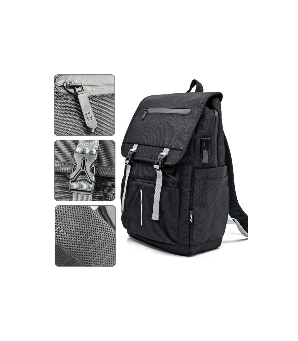 EWENT EW2537 Mochila 16.1" Vintage