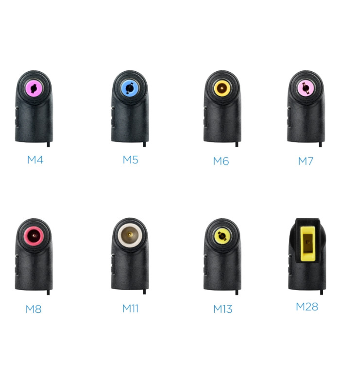 Tooq Cargador portátil 65W 8 Conectores