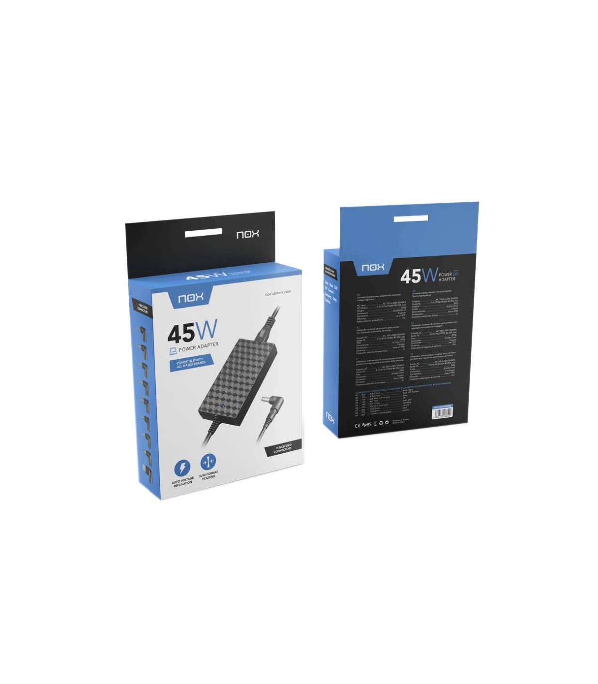 Nox Cargador de portátil 45W