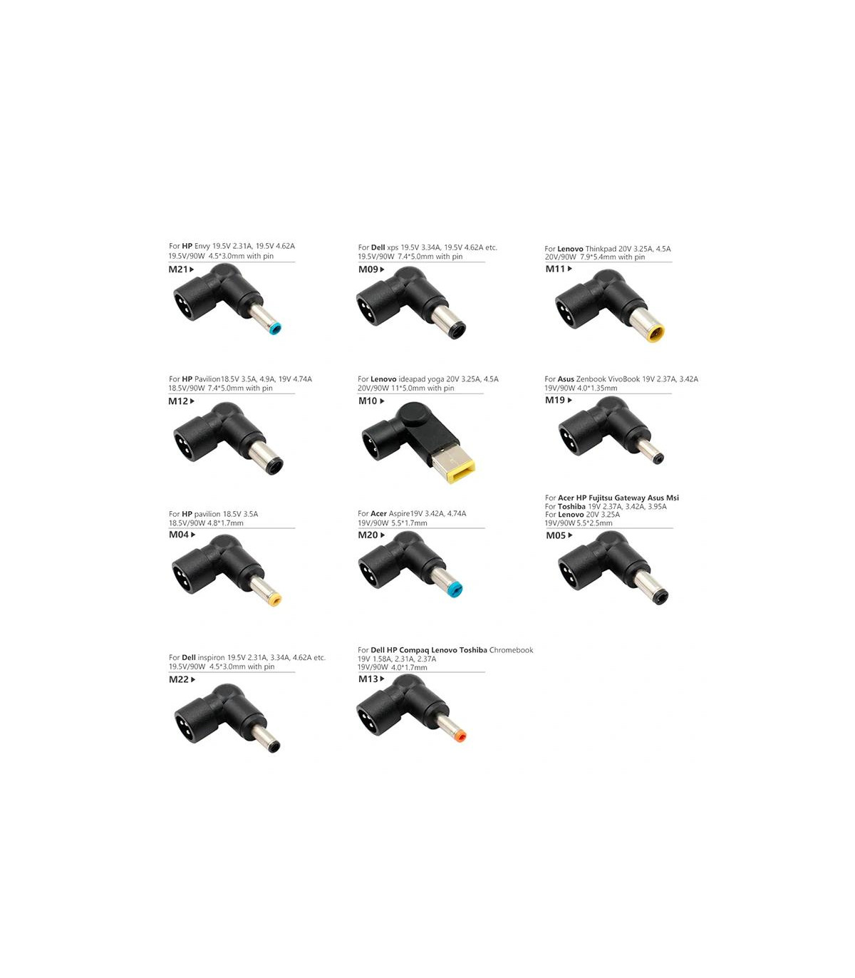 iggual Cargador Universal Automático CUA-11T-90W