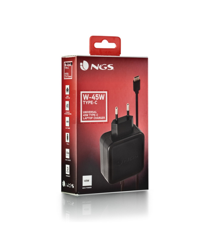 NGS Cargador portatil W-45WTYPEC 45W 3A