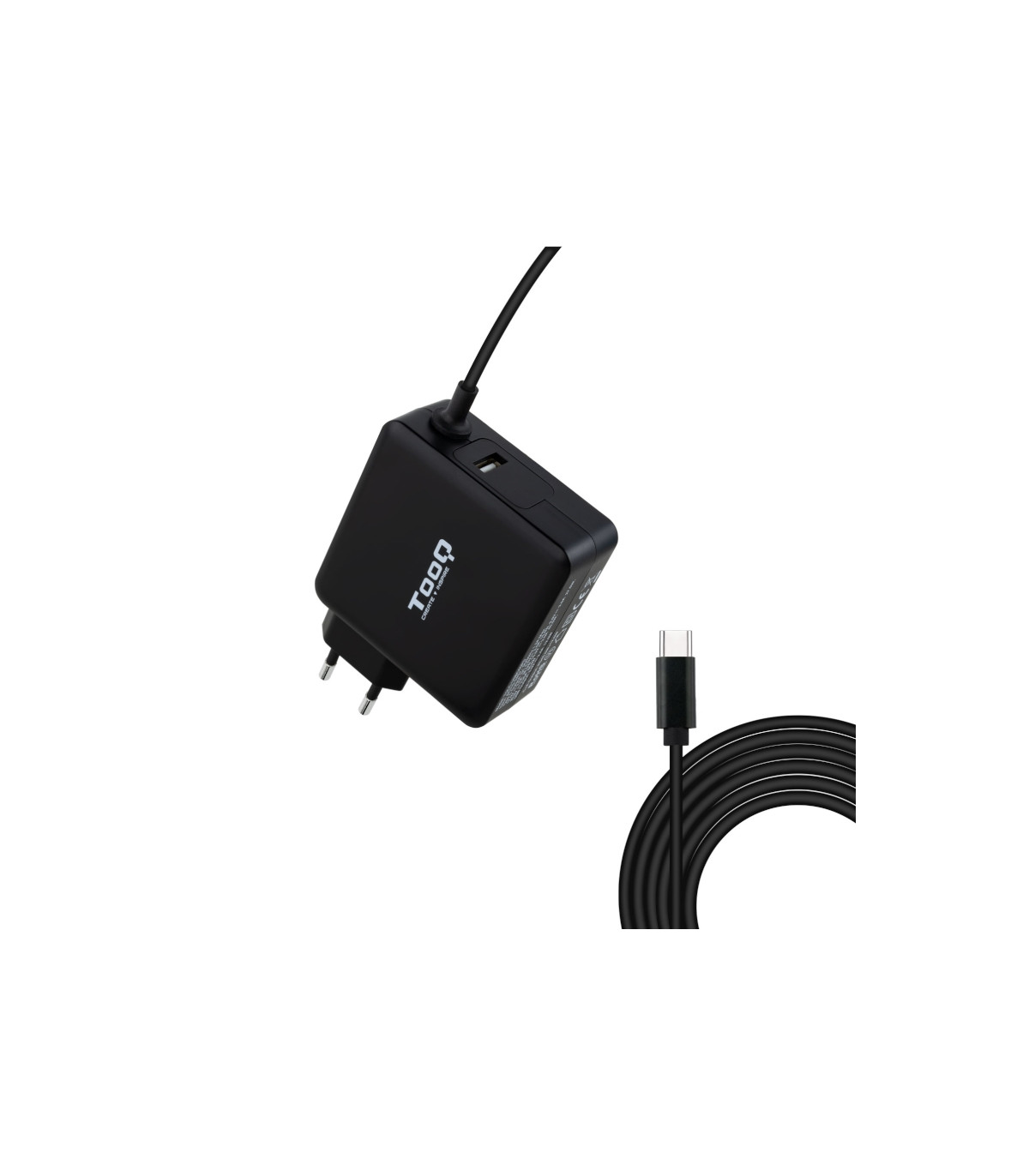 Tooq Cargador portátil conector USB-C 65W