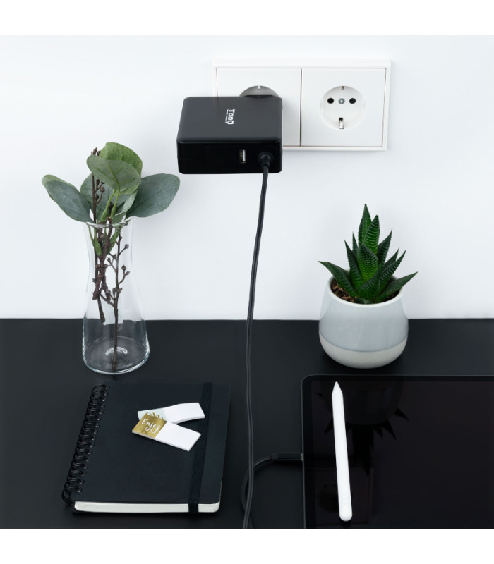 Tooq Cargador portátil conector USB-C 90W