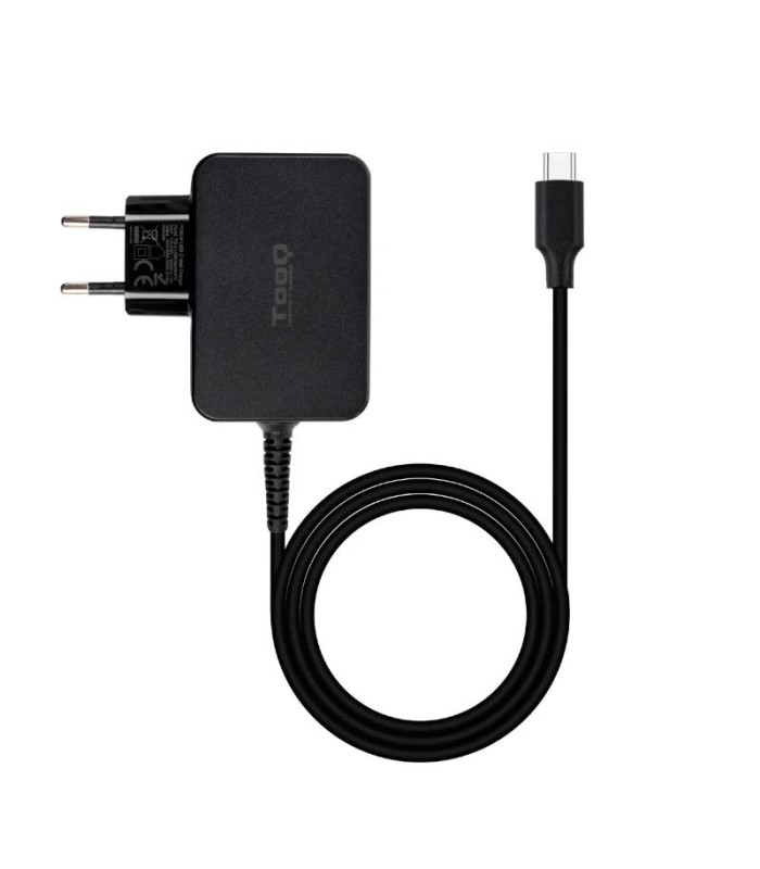 Tooq Cargador portatil GAN USB-C PD 65W Negro