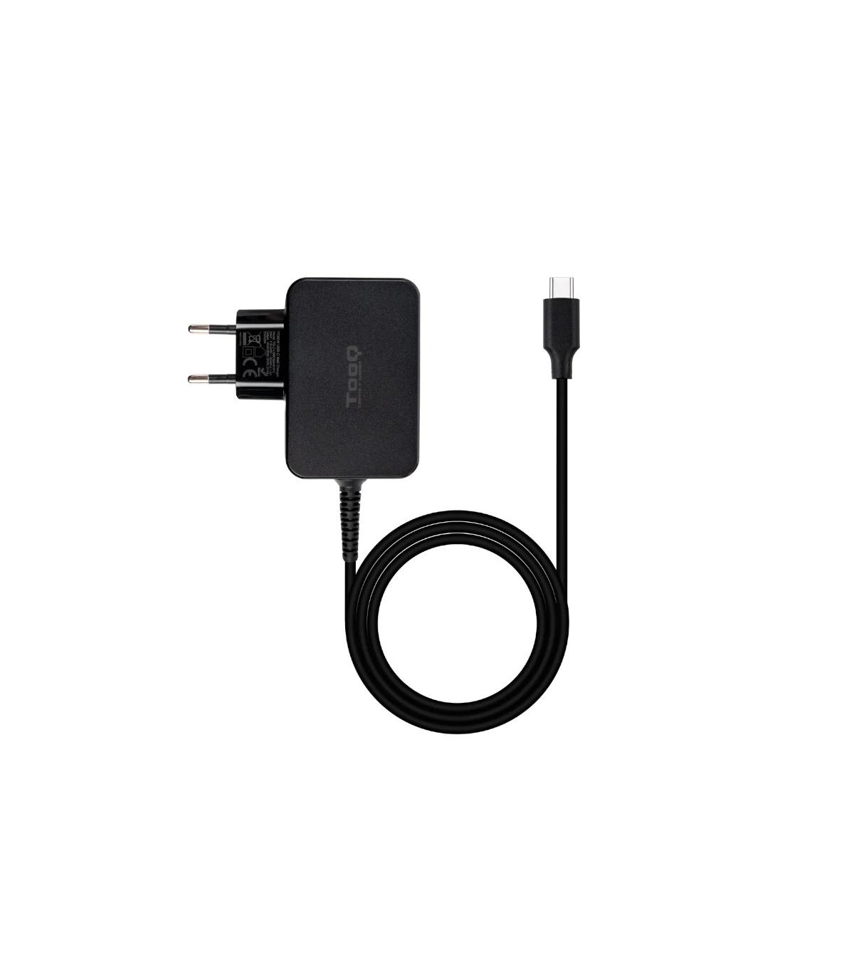 Tooq Cargador portatil GAN USB-C PD 65W Negro