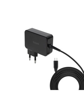 Tooq Cargador portatil GAN USB-C PD 90W Negro