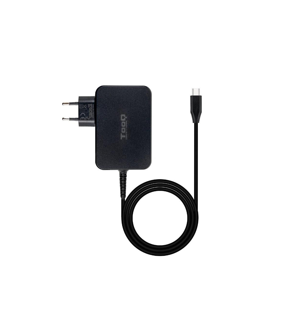Tooq Cargador portatil GAN USB-C PD 90W Negro