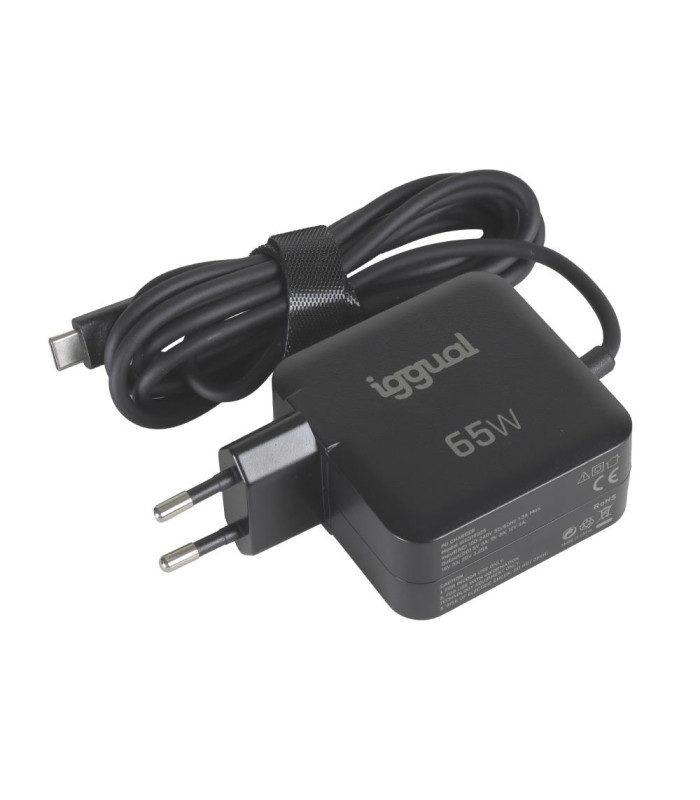 iggual Cargador portátil y móvil tipo C PD 65W