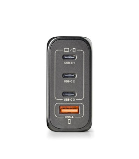 NGS CARGADOR ULTRARAPIDO140W 4 PUERTOS 3USB-C 1 US