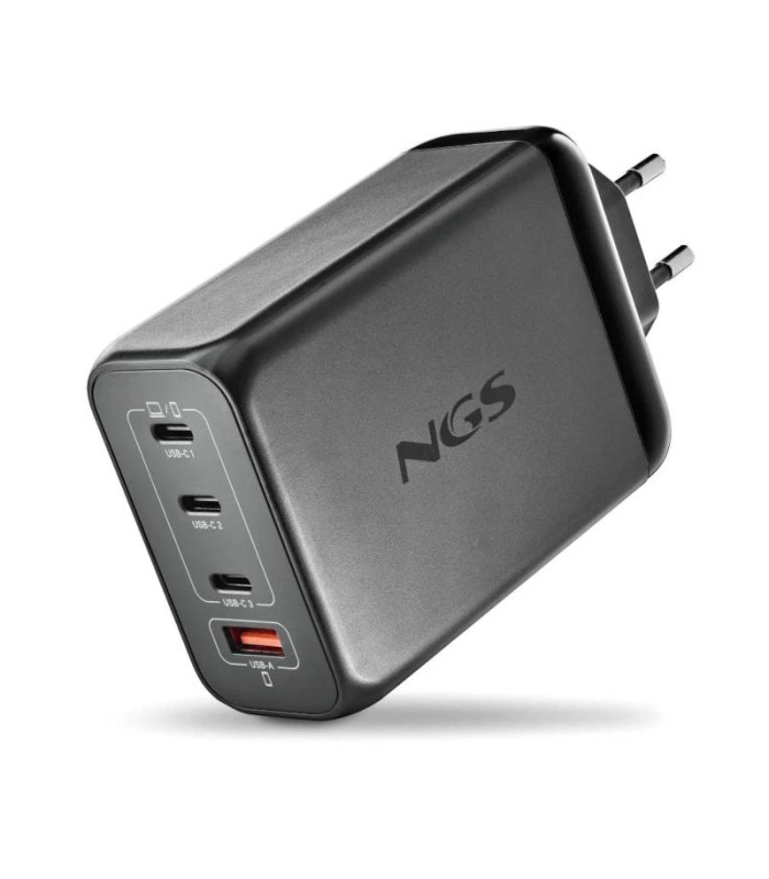 NGS CARGADOR ULTRARAPIDO240W 4 PUERTOS 3USB-C 1 US