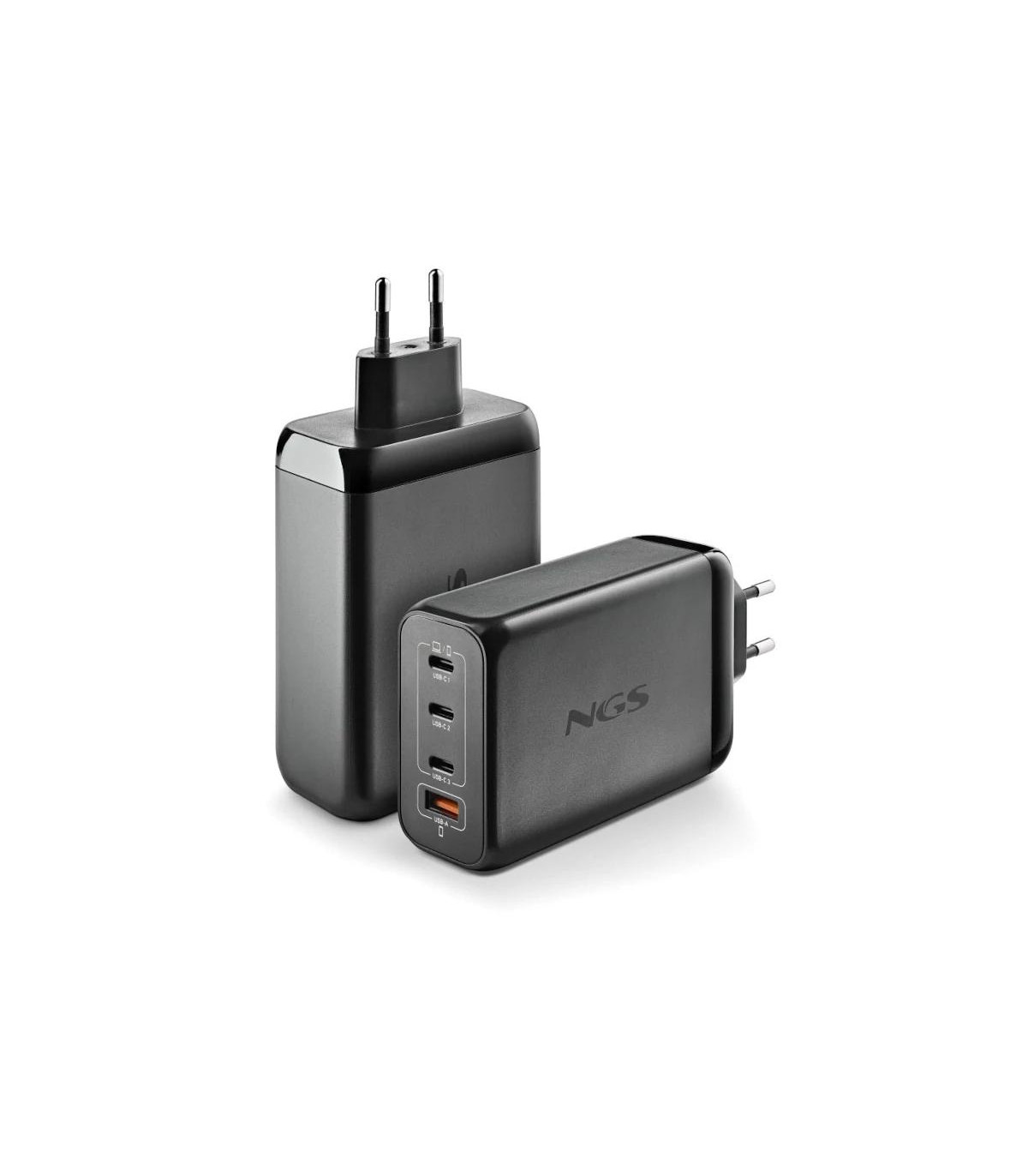 NGS CARGADOR ULTRARAPIDO240W 4 PUERTOS 3USB-C 1 US