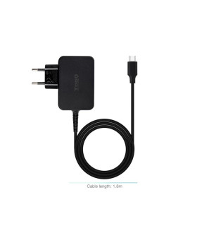 Tooq Cargador portátil GAN USB-C PD 45W Negro