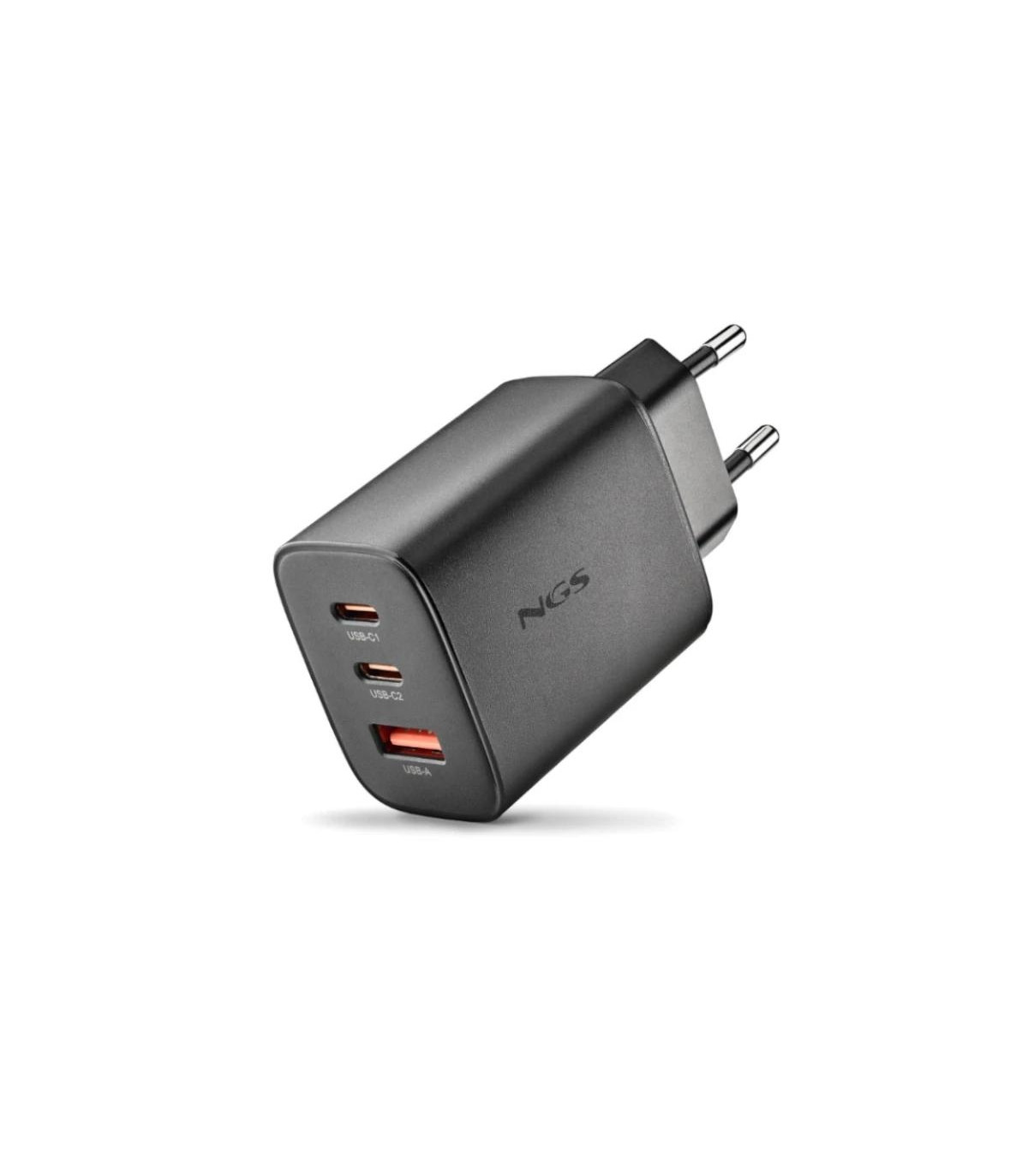 NGS CARGADOR GAN ULTRARAPIDO 65W USB-C+ USB-A