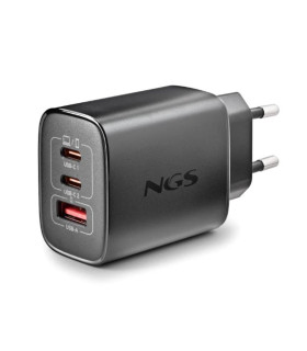 NGS CARGADOR GAN ULTRARAPIDO 65W USB-C+ USB-A