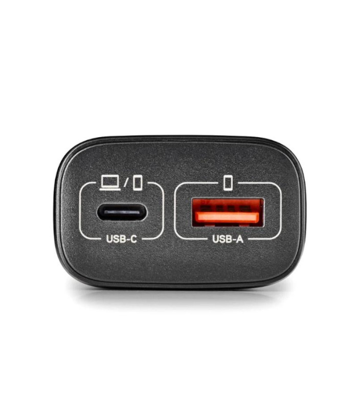 NGS CARGADOR GAN ULTRARAPIDO 45W USB-C+ USB-A