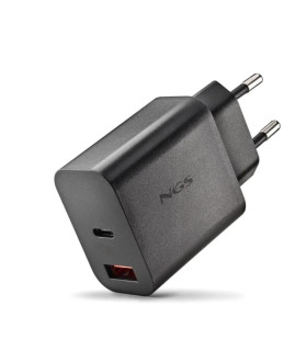 NGS CARGADOR GAN ULTRARAPIDO 30W USB-C+ USB-A