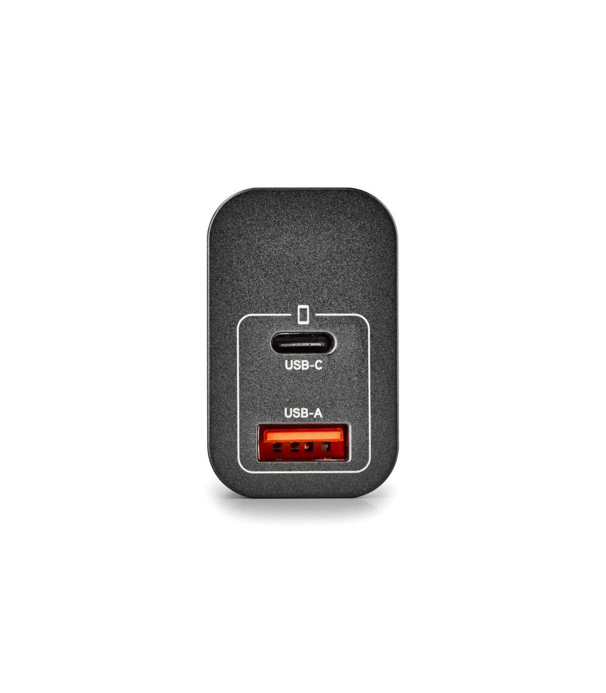 NGS CARGADOR GAN ULTRARAPIDO 30W USB-C+ USB-A