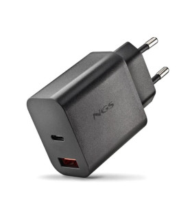 NGS CARGADOR GAN ULTRARAPIDO 20W USB-C+ USB-A