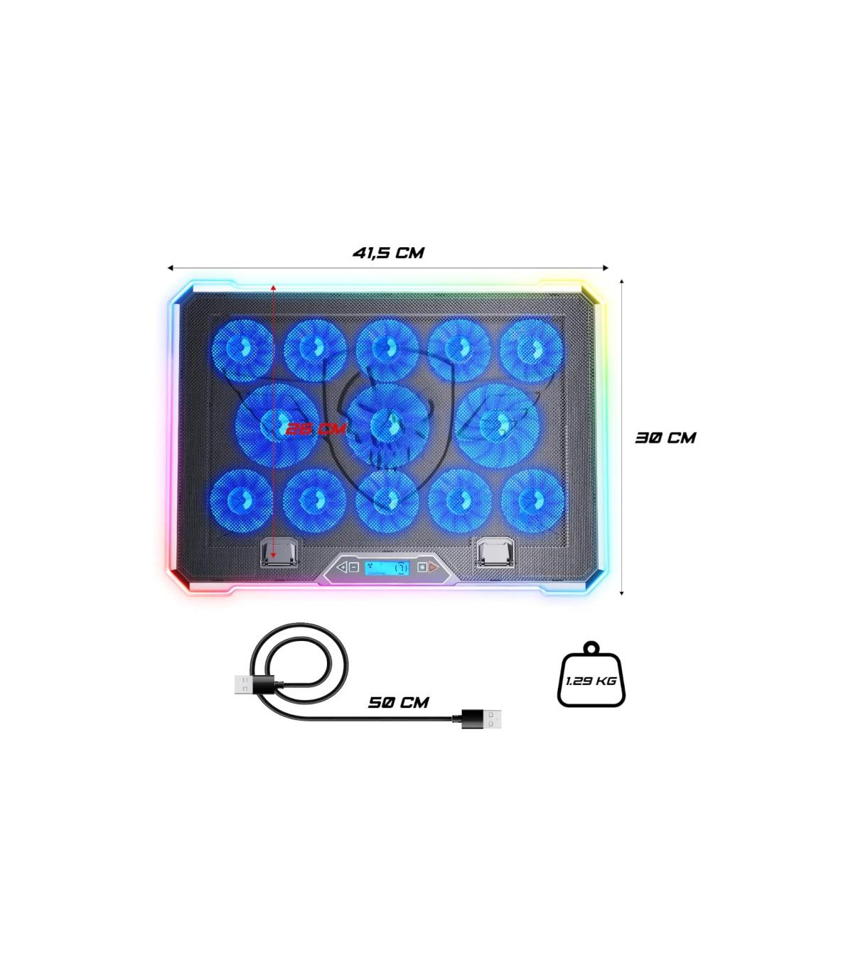 Spirit of Gamer Refrigerador Airblade 1300 10-18"