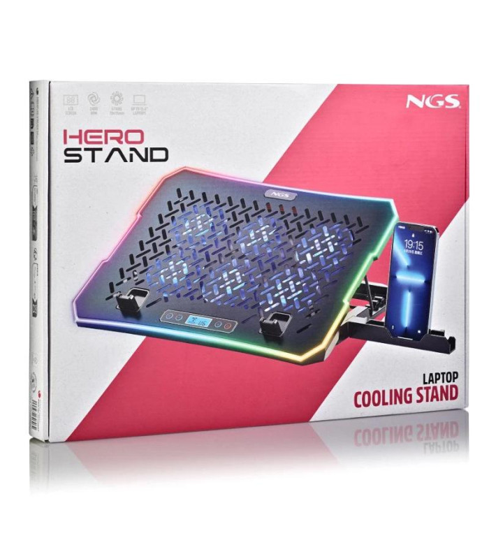 NGS Base Refrigeradora Portátil 15,6" 6 Vent