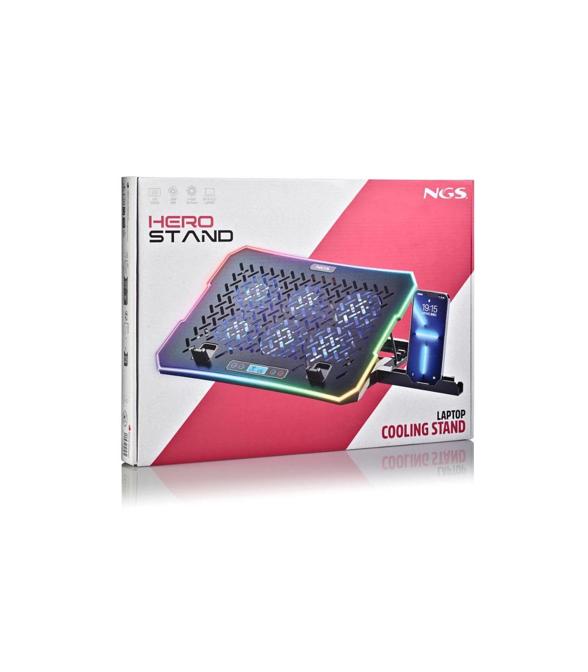 NGS Base Refrigeradora Portátil 15,6" 6 Vent