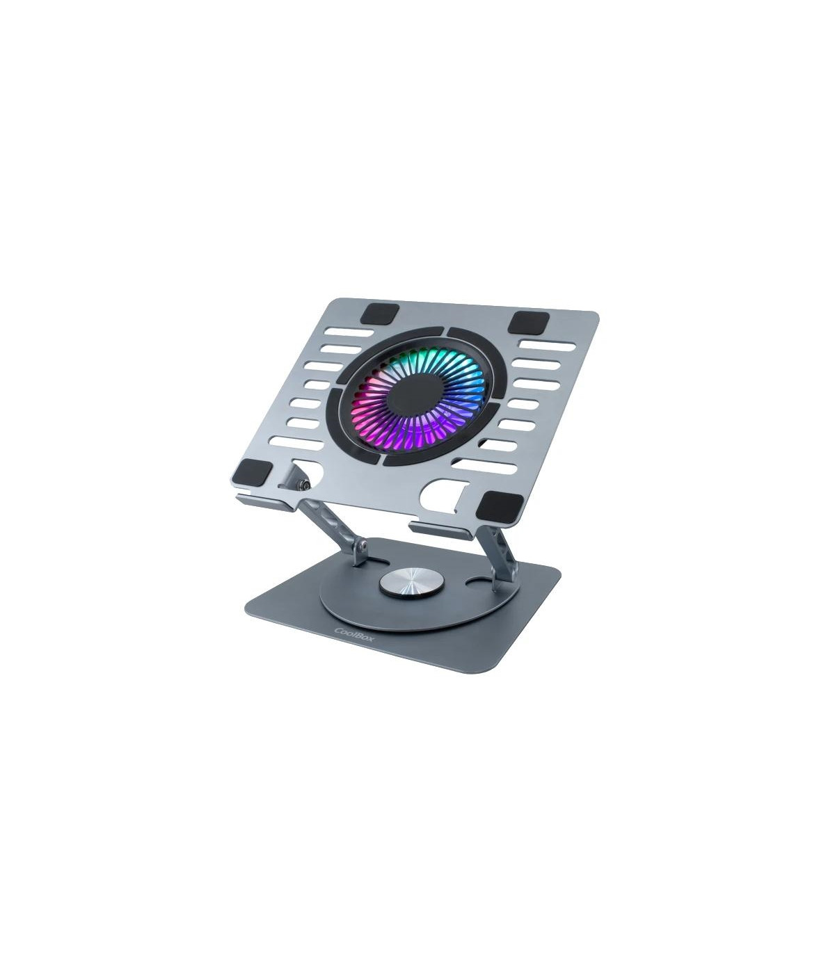 COOLBOX Base refrigerac.Portátil COOLAIR 1vent RGB