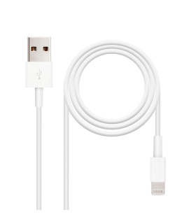 Nanocable Cable de datos/carga LIGHTNING/USB 2 M