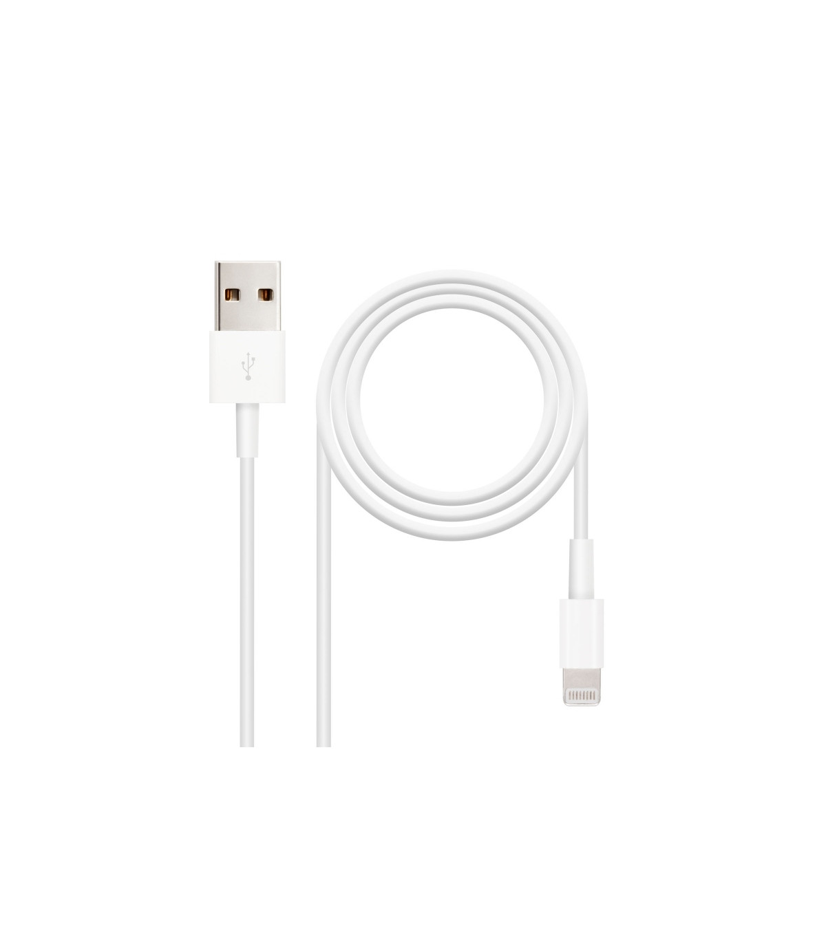 Nanocable Cable de datos/carga LIGHTNING/USB 2 M